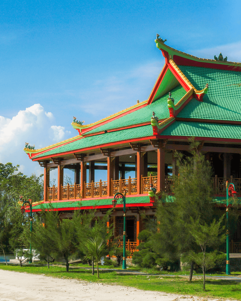 Check-in process at luxury resort